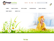Tablet Screenshot of hugamonkey.com